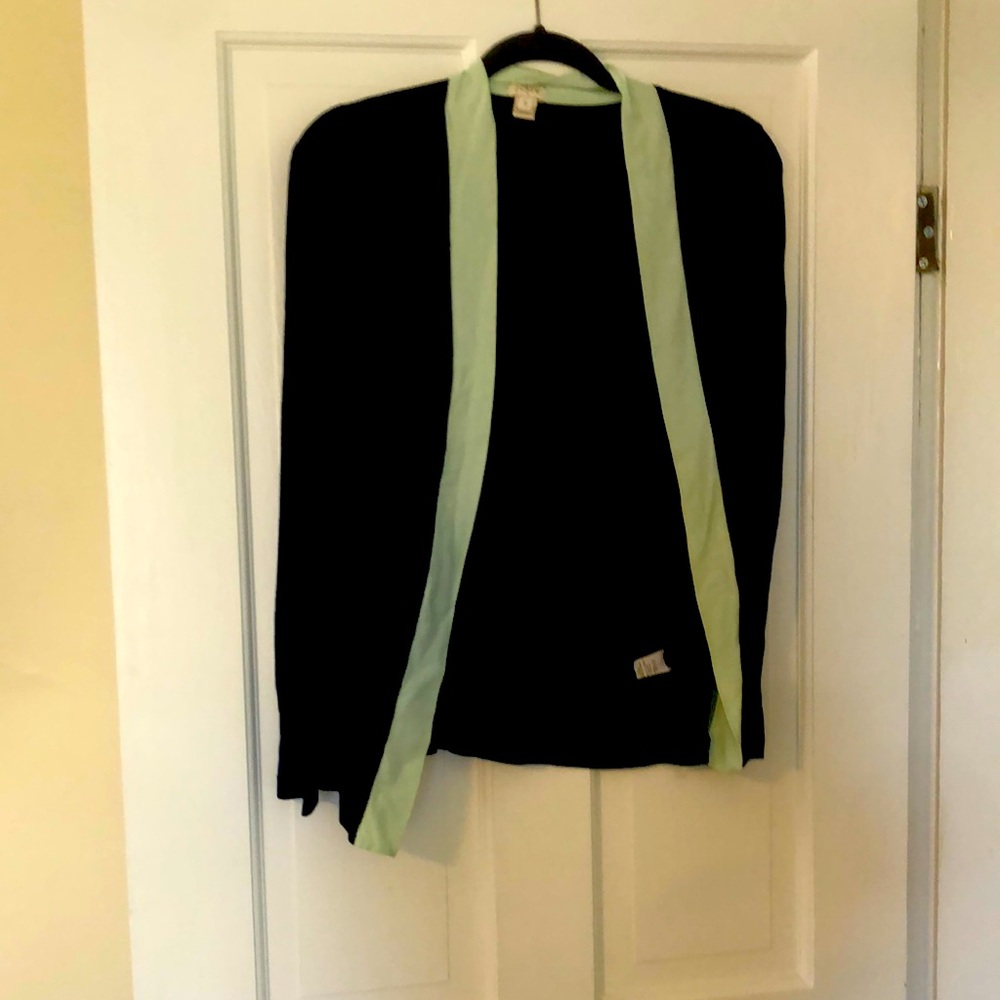 Mint/blue J. Crew cardigan
